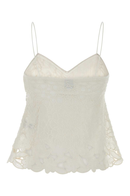White ramie Romeka top ISABEL MARANT (HT0953FAD3J12I)