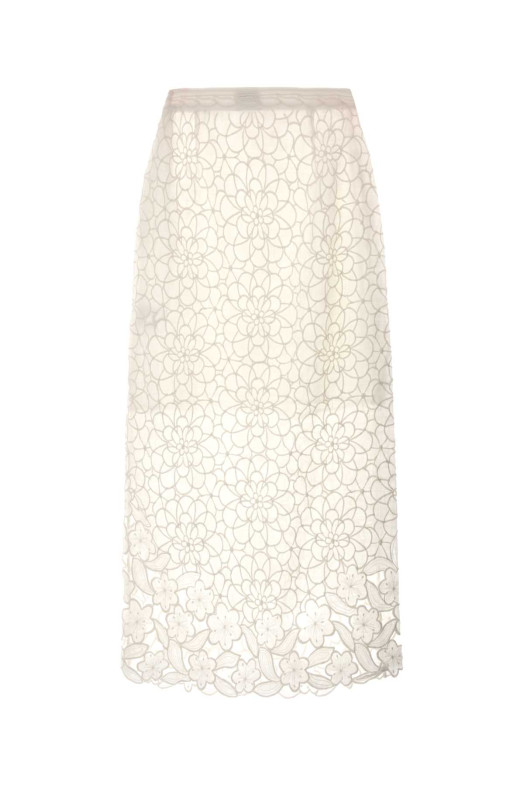 White ramie Ryesha skirt ISABEL MARANT (JU0547FAD3J12I)