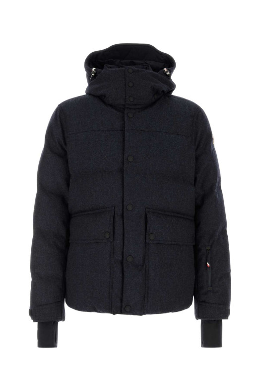 Шерстяная пуховая куртка Servance цвета «полуночный синий» MONCLER GRENOBLE (L20971A00034599X2)
