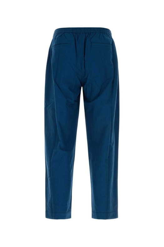 Navy blue cotton Neon pant Blue BAZISZT (PA07012)