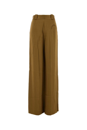 Mustard crepe Novalis palazzo pant BLAZE (PTLPA02NO)