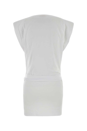 White jersey Marielle mini dress ISABEL MARANT (RO0874FAA1N41I)