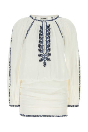 White cotton Ludy mini dress ISABEL MARANT ETOILE (RO1051FAD1J16E)
