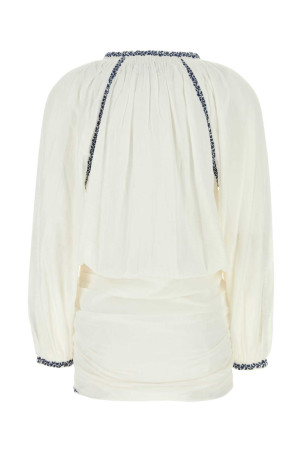 White cotton Ludy mini dress ISABEL MARANT ETOILE (RO1051FAD1J16E)