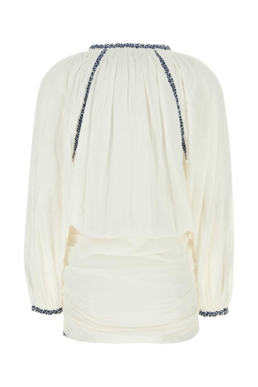 White cotton Ludy mini dress ISABEL MARANT ETOILE (RO1051FAD1J16E)