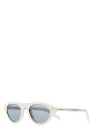 White acetate sunglasses PRADA (SPRB15C051E17K)