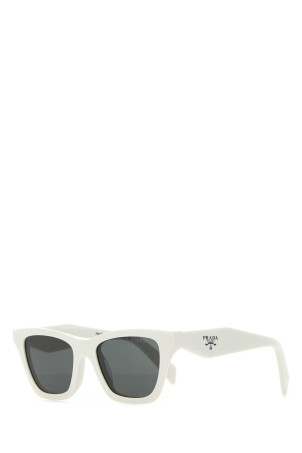 White acetate sunglasses PRADA (SPRC07C051E17K)