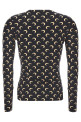 'Moon Printed Jersey' t-shirt  Black