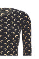 'Moon Printed Jersey' t-shirt  Black