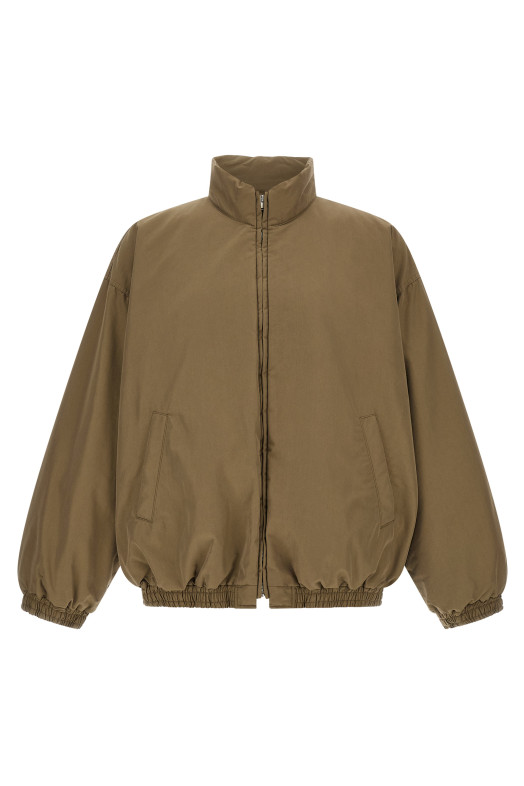 Beige Padded Windbreaker Beige