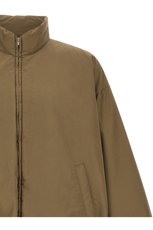 Beige Padded Windbreaker Beige