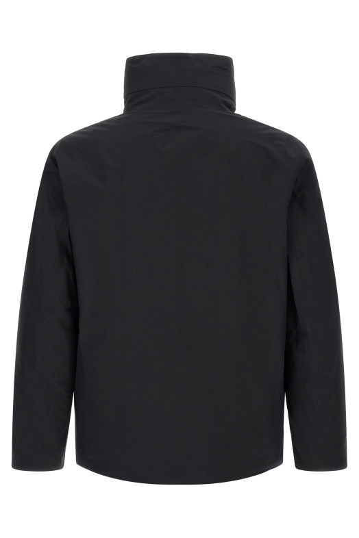 Black 'Euler' hardshell jacket Black