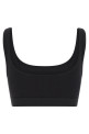 'Moon Logo Stretched Jersey Sport' top Black