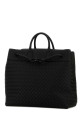 Black leather Andiamo Voyager travel bag BOTTEGA VENETA (827066V5WN5)