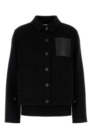 Black flannel jacket Black LOEWE (S359Y02XAB)