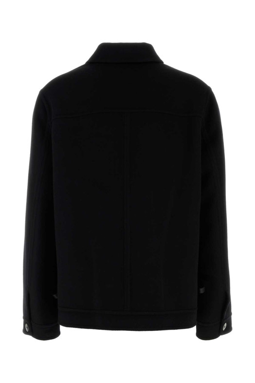 Black flannel jacket Black LOEWE (S359Y02XAB)