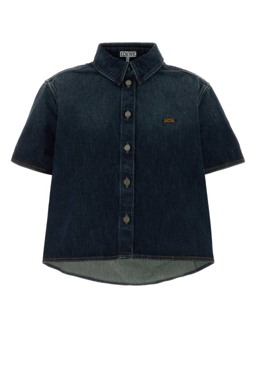 Blue denim shirt Black LOEWE (S359Y1DX27)