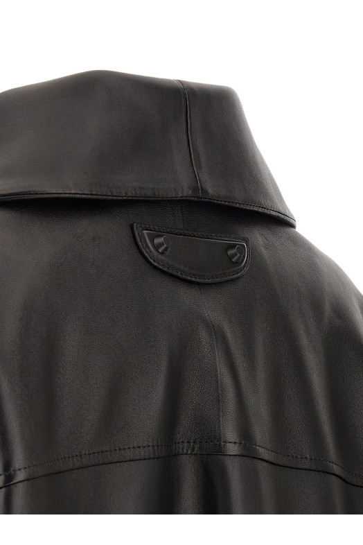 Black leather 'Le City' jacket Black