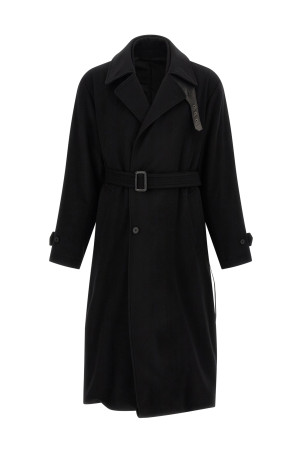Black 'Layered Combination' coat Black