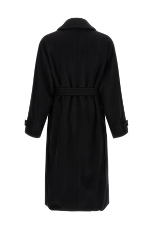 Black 'Layered Combination' coat Black