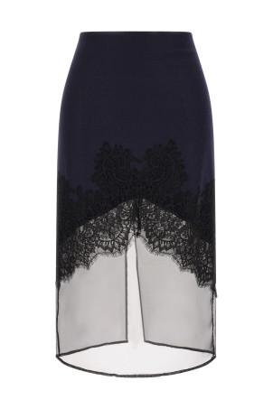 Bardazzi x PINKO blue 'Botticino' skirt Blue