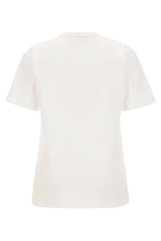 White 'Double Heart Emblem' T-shirt White