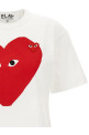 White 'Double Heart Emblem' T-shirt White
