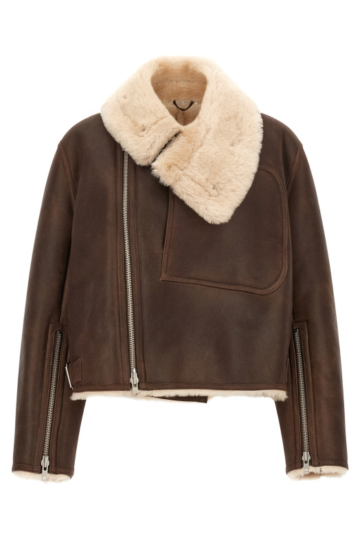 Brown sheepskin jacket Brown