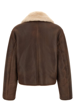 Brown sheepskin jacket Brown