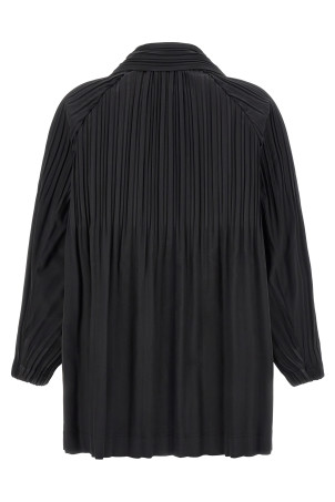A-line black 'Smooth Coat' coat Black