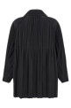 A-line black 'Smooth Coat' coat Black