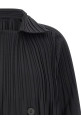 A-line black 'Smooth Coat' coat Black