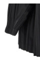 A-line black 'Smooth Coat' coat Black