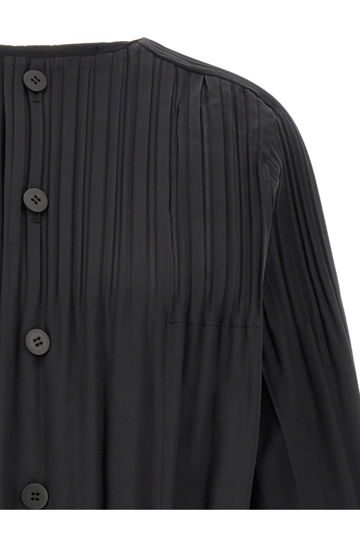 Black 'Smooth Coat' coat Black