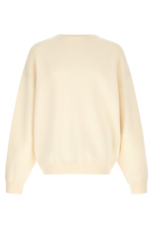 White boat neck sweater White