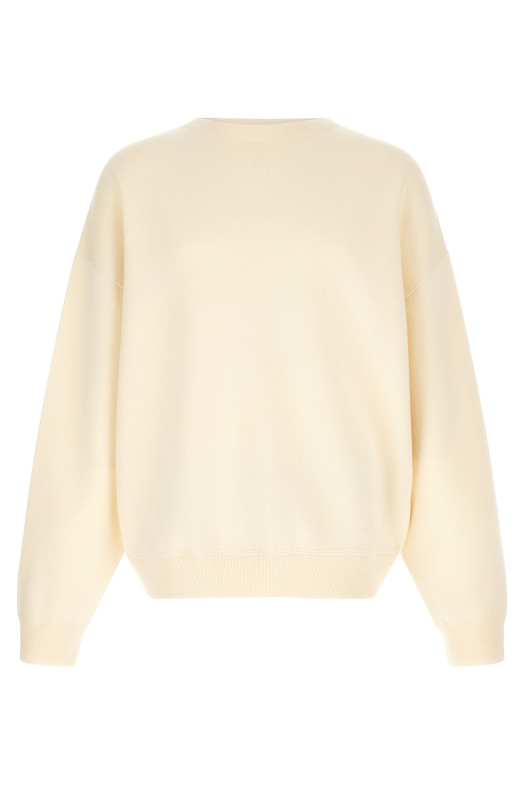 White boat neck sweater White