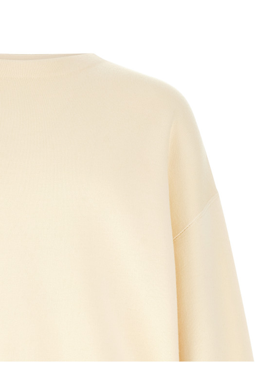White boat neck sweater White