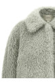 Короткая куртка из эко-меха, зелёная V221191682433STS