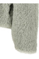 Короткая куртка из эко-меха, зелёная V221191682433STS