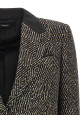 Tweed boyfriend jacket Black