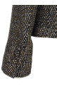 Tweed boyfriend jacket Black