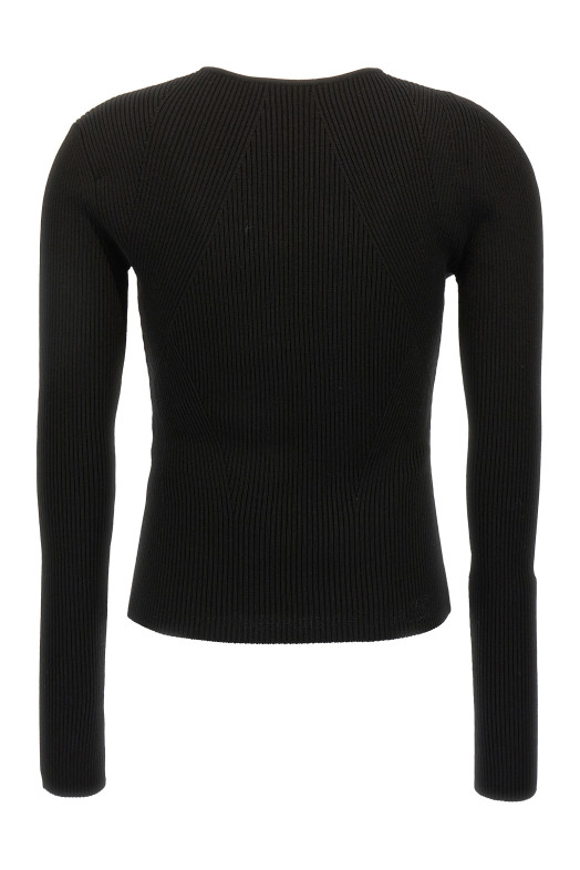Свитерок с вырезом Черный (768602Q1A651000) Свитерок с вырезом Черный (768602Q1A651000)