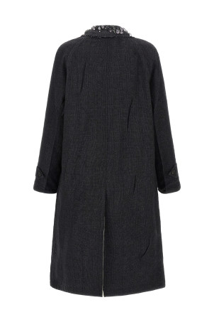 2-in-1 Wales mouliné coat Gray