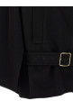 Black 'Alba Midi' coat Black