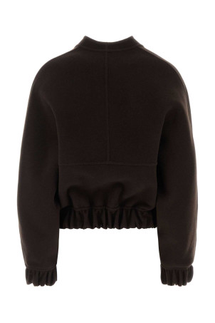 Dark brown wool Ixin jacket KHAITE (6252547W547)