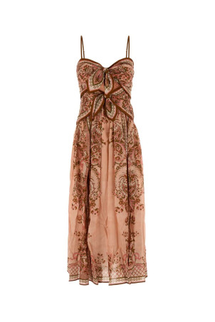 Printed silk Aster dress ZIMMERMANN (8062DSS261)