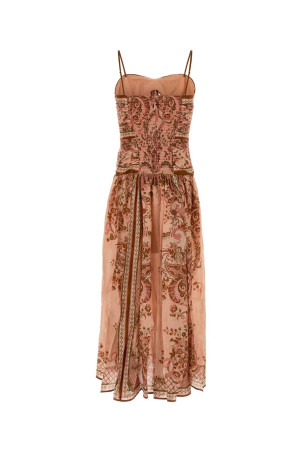 Printed silk Aster dress ZIMMERMANN (8062DSS261)