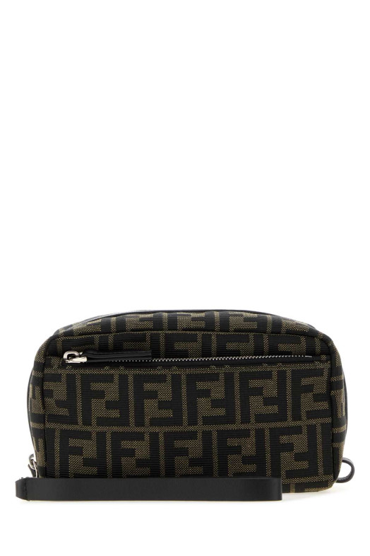 Embroidered jacquard small beauty case FENDI (8N0216B16F)
