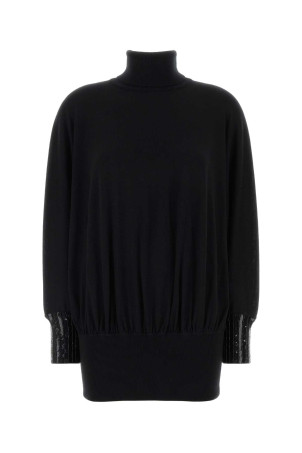 Black wool sweater mini dress Black VALENTINO GARAVANI (9B0KC76QAJM)