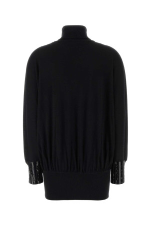 Black wool sweater mini dress Black VALENTINO GARAVANI (9B0KC76QAJM)